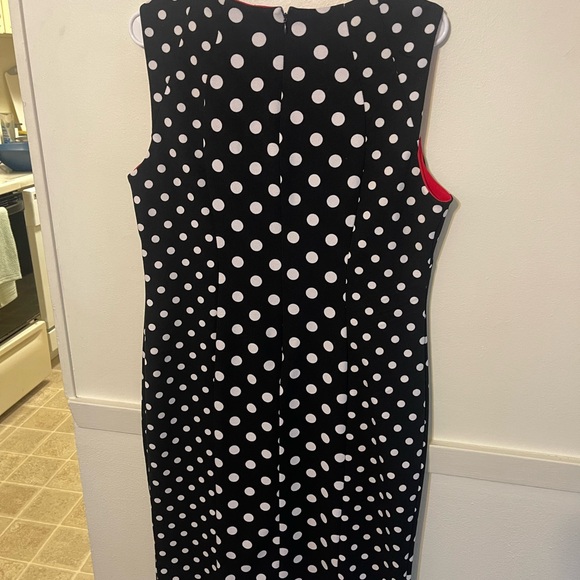 Shelby & Palmer Red and White Sheath Mini Dress - Picture 7 of 12